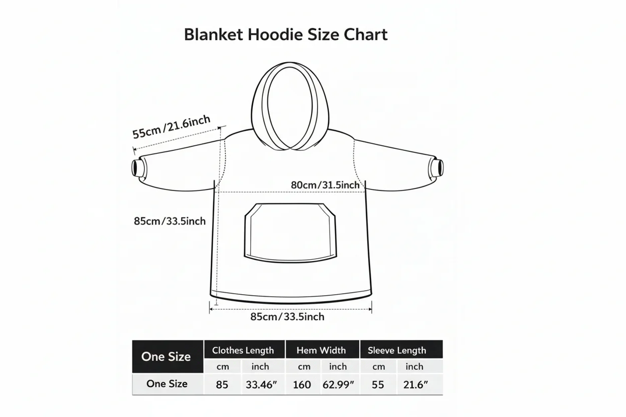 Baby Blue Blanket Hoodie - Image 3
