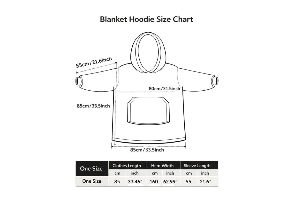 Black Blanket Hoodie - Image 3