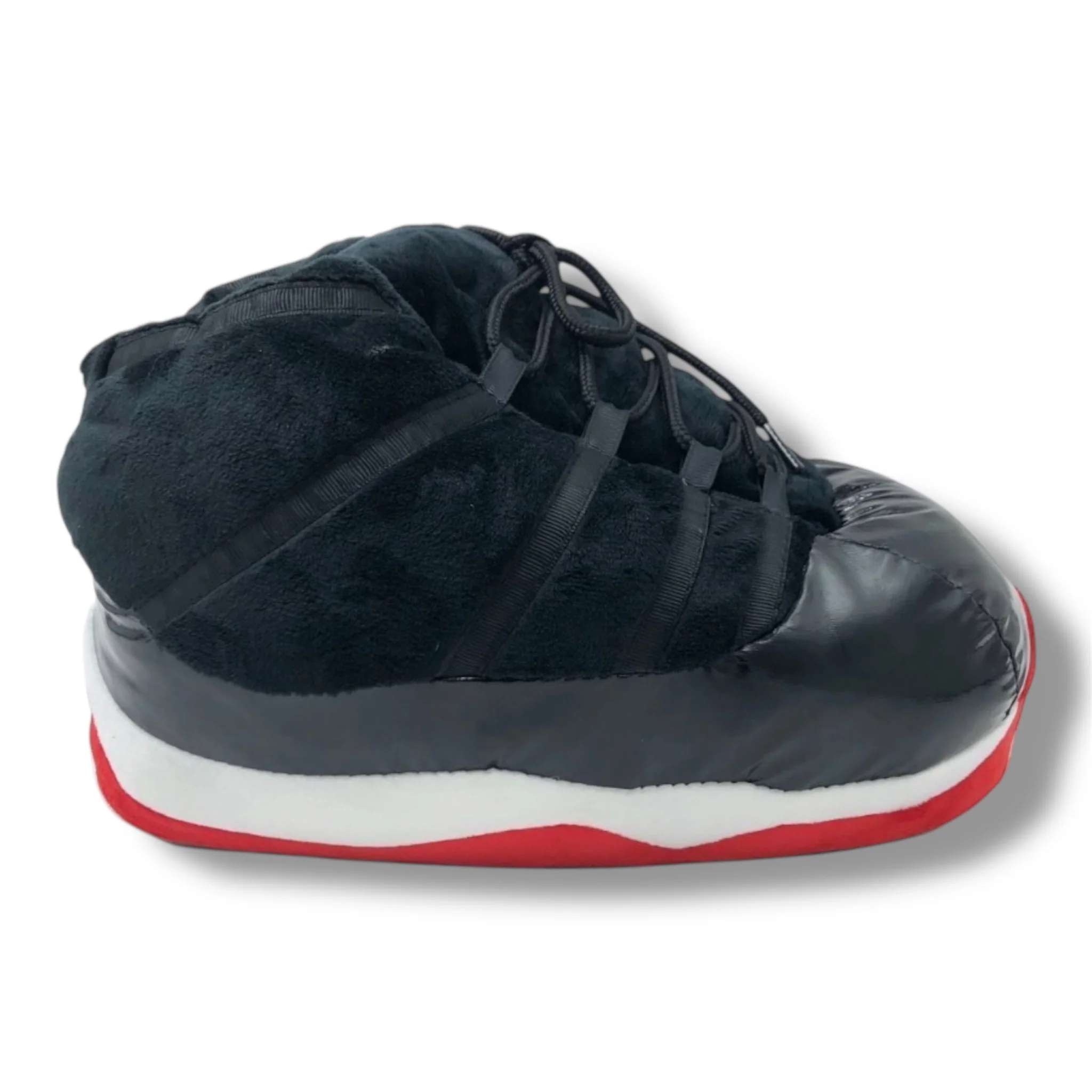 Black & Red High-Top Sneaker Slippers - Image 2