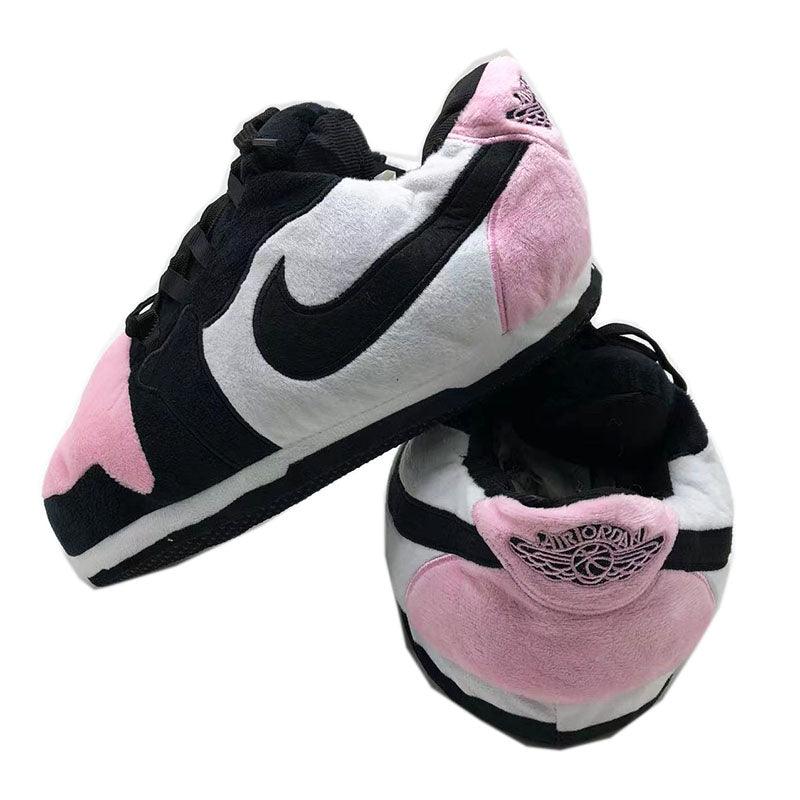Pink & Black Low-Top Sneaker Slippers - Image 3