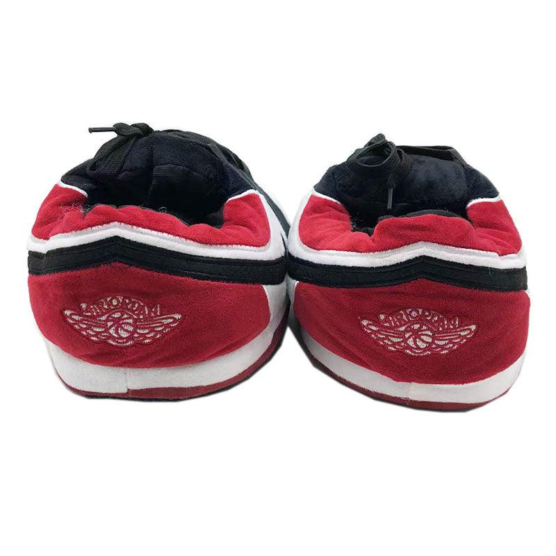 Red & White Low-Top Sneaker Slippers - Image 3