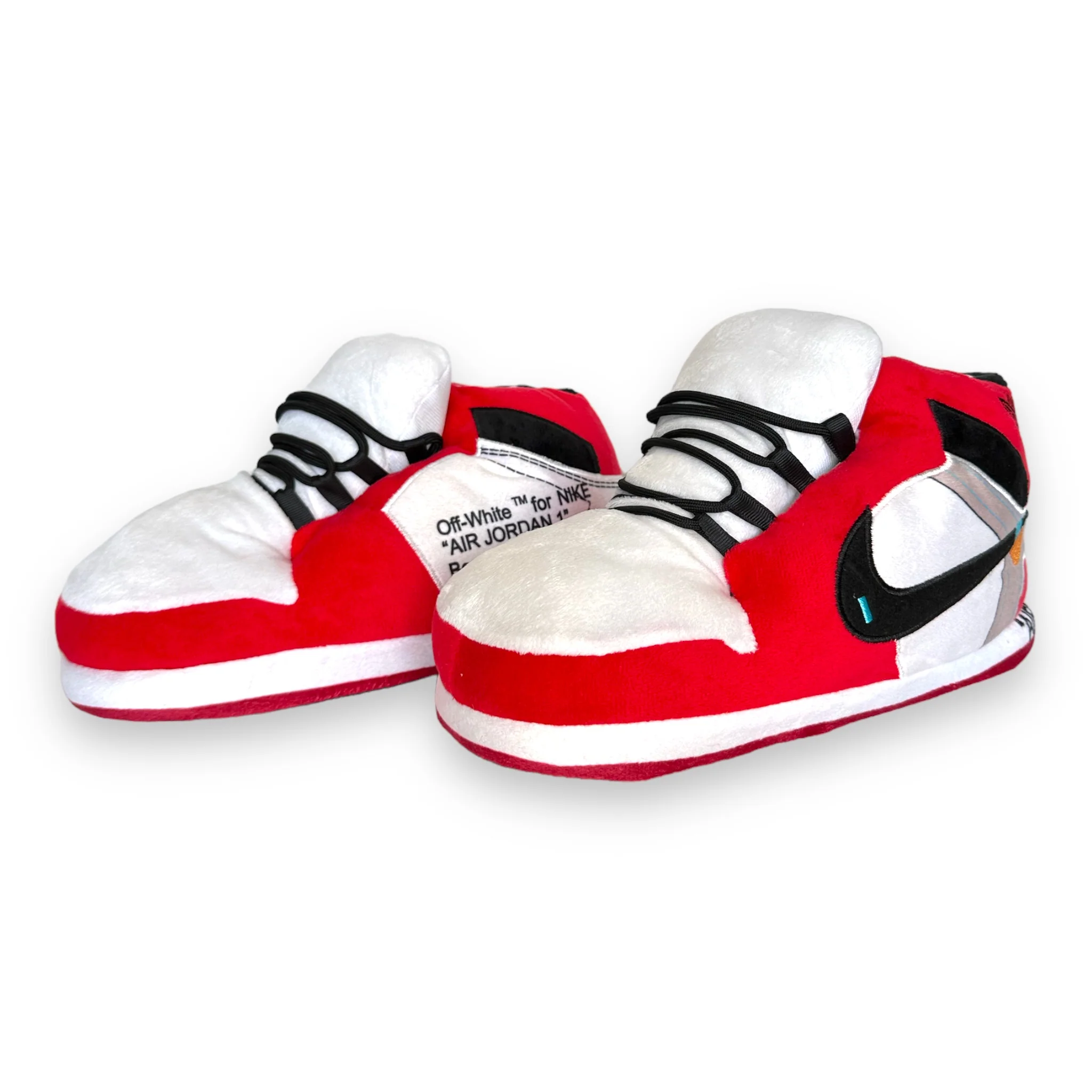 Baby Blue & Red High-Top Sneaker Slippers - Image 5