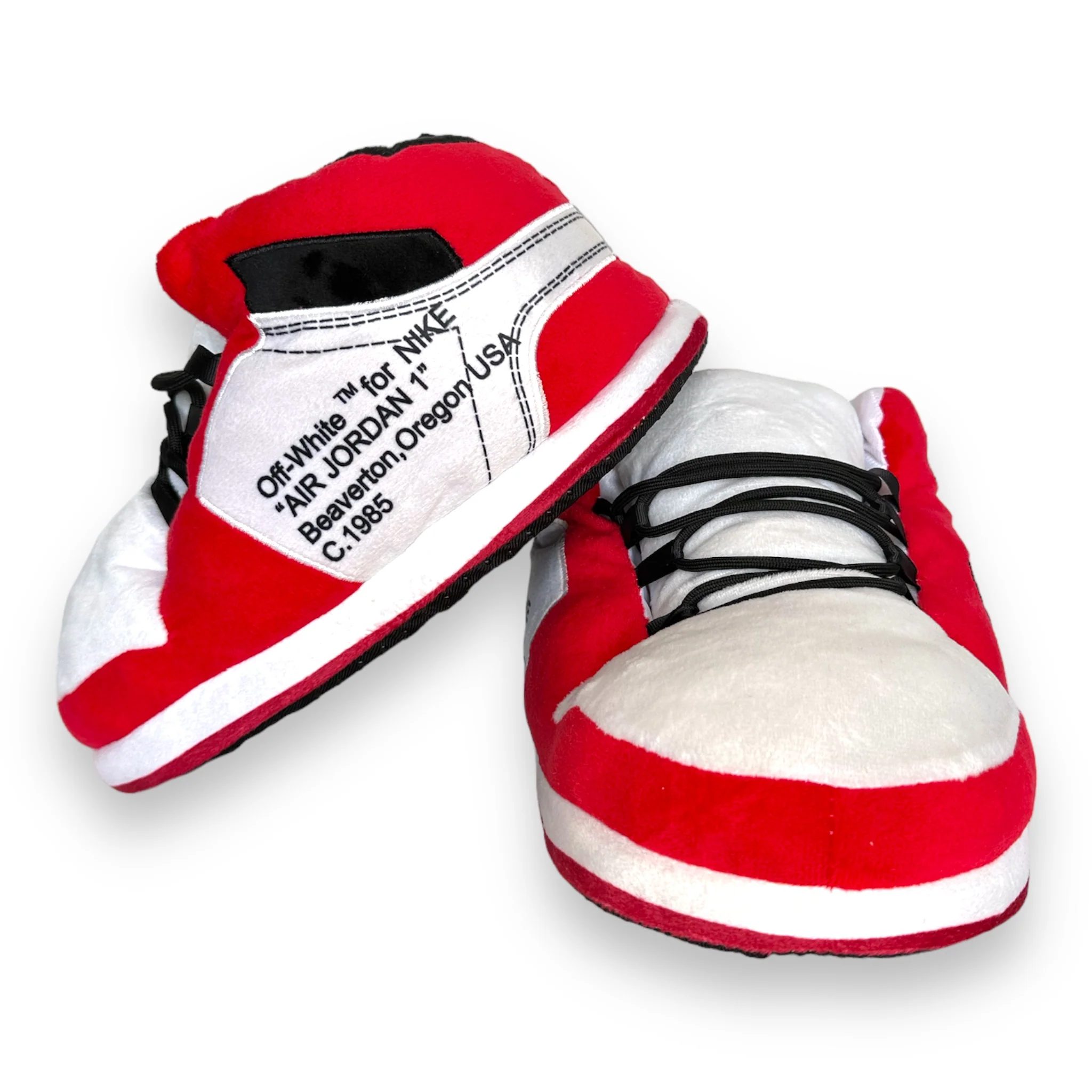 Baby Blue & Red High-Top Sneaker Slippers - Image 8