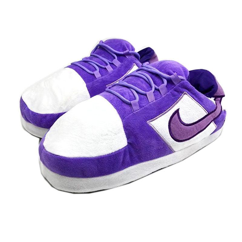 Purple & White Low-Top Sneaker Slippers - Image 3