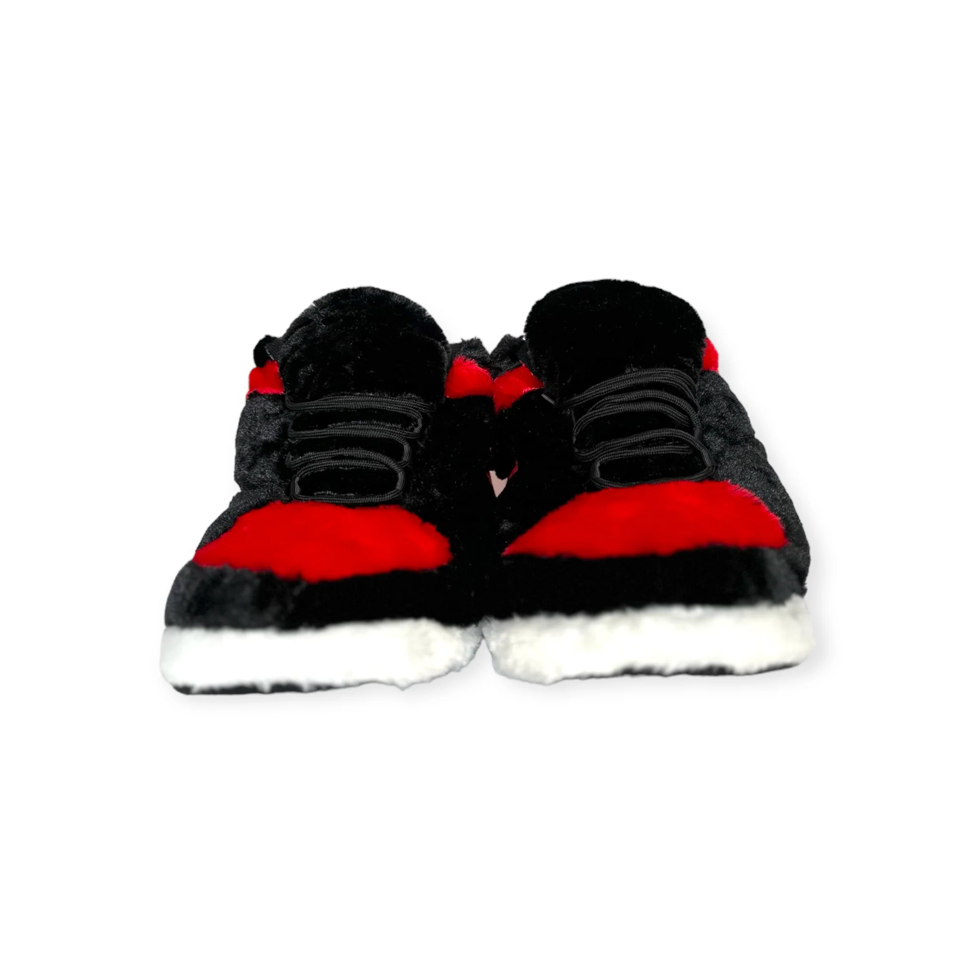 Red & Black Court Sneaker Slippers - Image 3