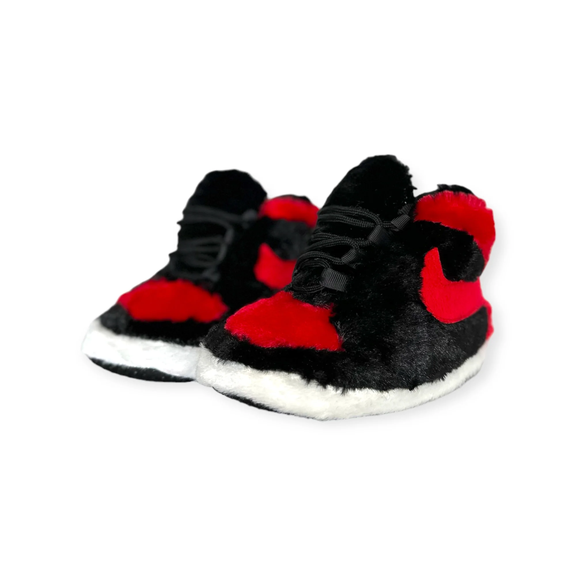 Red & Black Court Sneaker Slippers - Image 4