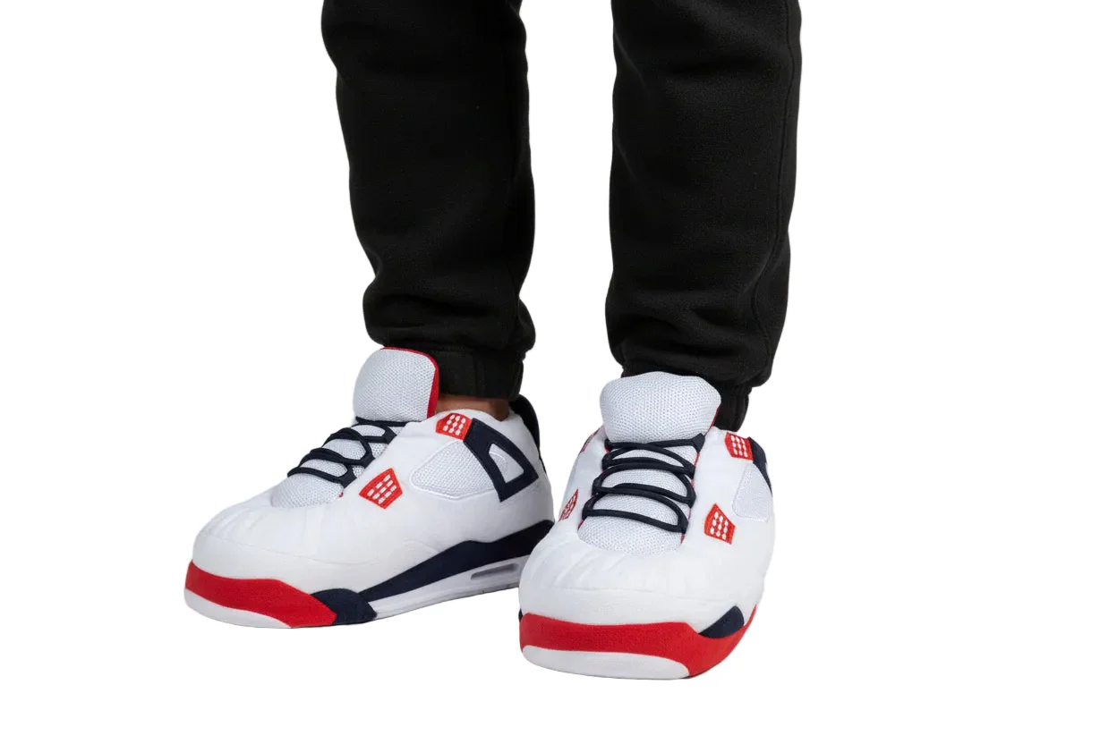 White Classic Sneaker Slippers - Image 5