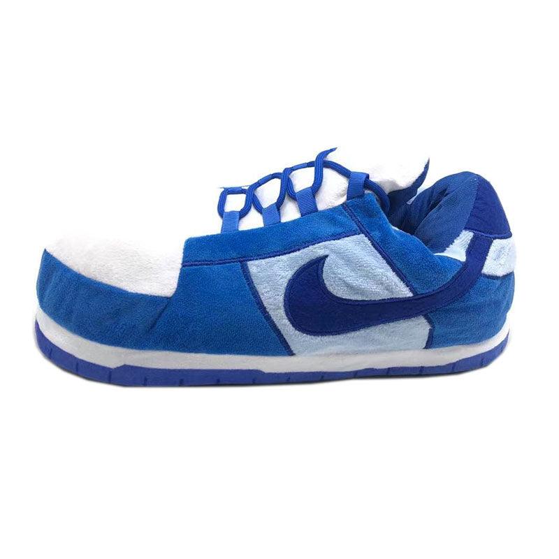 Blue & White Low-Top Sneaker Slippers - Image 3